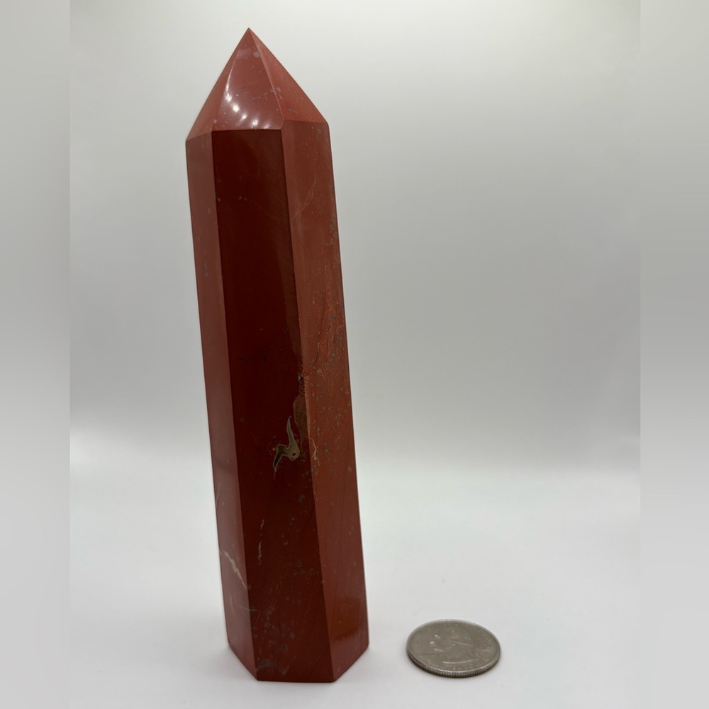 Red Jasper Crystal Tower 291g